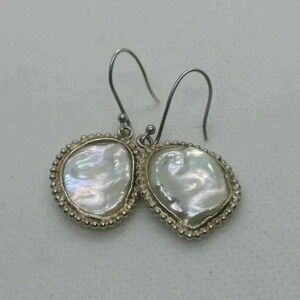 Large baroque  pearl earrings
